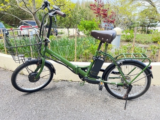 電動アシスト折り畳み自転車　2台あり、値段は1台分