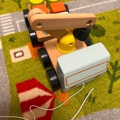 IKEA MULA イケア ムーラ 知育玩具 クレーン車 積み木...