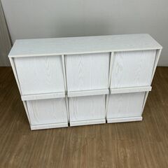 【新品】大型ディスプレイ書棚・６枚フラップタイプ☆【訳あり特価品】の画像