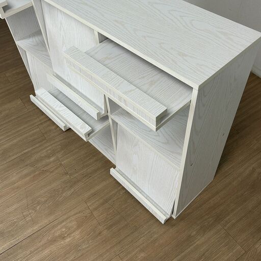 №5989【新品】大型ディスプレイ書棚・６枚フラップタイプ☆【訳あり特価品】