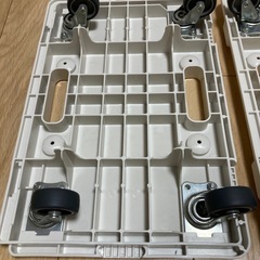(引取者決定)無印良品 平台車 2個 ほぼ新品の画像