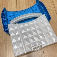 アクアビーズ 入れ物 ケース 青の画像