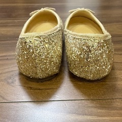 キラキラリボンパンプス　19cmの画像
