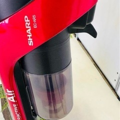 スティック掃除機赤色❣️の画像