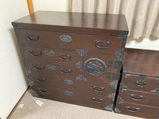 (美品 値下げします)歴史タンス　2セット