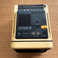 【限定品 昭和レトロ】National ナショナル TH8-V10V カラーテレビ ビデオ 1985阪神タイガース使用 モニター ACTION8の画像