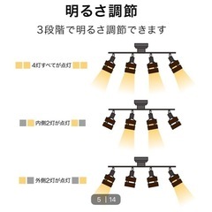 シーリングライト ウッドリング の画像