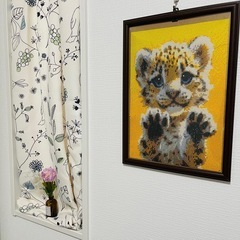 障害者アート ダイヤモンドアート完成品