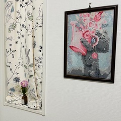 障害者アート ダイヤモンドアート完成品