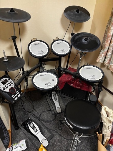 シンバル＆スタンドセット（ほぼ新品） ほぼ新品】TAMAシンバルブーム