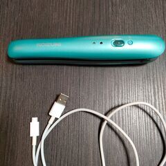携帯に便利！18cmコードレス ヘアアイロン USB充電 コード...