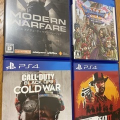 PS4 ソフト4個セット