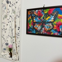 障害者アート ダイヤモンドアート
完成品