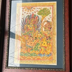 絵画　額縁付き⭐︎金運アップ