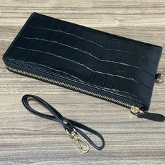 長財布　クロコ　新品