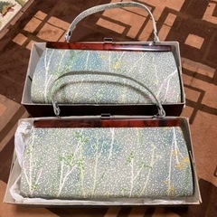 (お渡し予定者様決定)和装　セカンドバッグ　2セット　差し上げます。