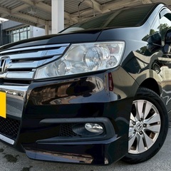 月々1.2万円〜分割払い可❗️車検2年付き！大人気☆HONDA ステップワゴンスパーダ☆ホンダSDナビ付き☆TV見れます☆DVD見れできます☆便利なバックカメラ付き☆ETC付き☆両側電動スライドドア☆ドライブレコーダー付きのフル装備☆車内広々三列シート‼️の画像