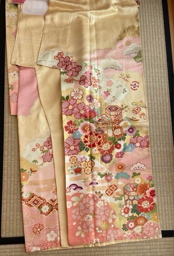 オレンジ振袖フルセット
