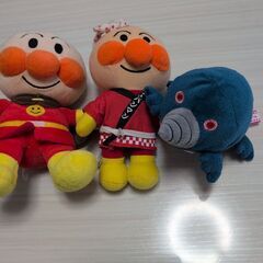 アンパンマンぬいぐるみセット3個