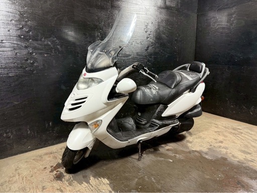 ★支払総額3.8万円★走行テスト済み！全国配送可能！ キムコ グランドディンク250Z 激安ビッグ入荷！4スト！電動格納ミラー！車格大きい！通勤通学に♪