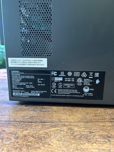 Lenovo デスクトップ　商談中　Windows11 メモリ16GB