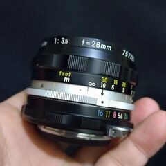 極上品　nikkor h auto 28mm 3.5 の画像
