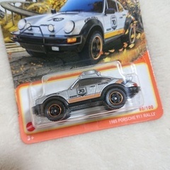 ミニカーPorsche 911 rally car MATCHBOX の画像