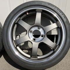 ★他サイト受渡済★RAYS レイズ ボルクレーシング TE37 SONIC SL ホイール 4本セット 16×5.5J +44 4穴 PDC100の画像