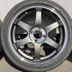 ★他サイト受渡済★RAYS レイズ ボルクレーシング TE37 SONIC SL ホイール 4本セット 16×5.5J +44 4穴 PDC100の画像