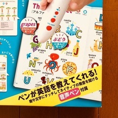 新品同様　英語教材　えいご絵じてん500　幼児教室　知育玩具の画像