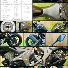★長野県の方限定送料無料★【動画あり】★スズキ GSX-S125 ABS★ 実動 原付二種 DL32B FI インジェクション 水冷 4サイクル YBR CBF CBR スポーツネイキッド 松本市の画像