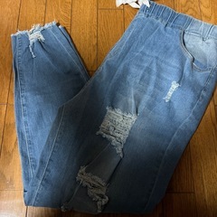 ダメージ薄でデニム
の画像