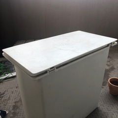 無印良品　蓋付きゴミ箱の画像