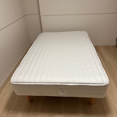 無印良品 脚付マットレス ポケットコイルベッド ほどこし セミダブル