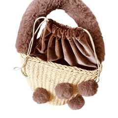 🌺籠バッグの画像