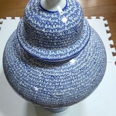 古許窯 菊水作 飾り壺の画像