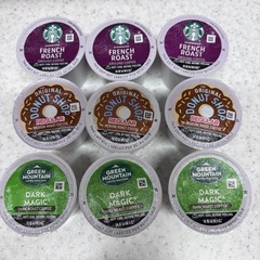 アメリカ限定！コーヒーKeurigポッドセット 9個入り
