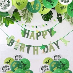 最終値下げ誕生日恐竜バルーンセットの画像