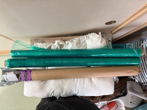 塗装養生道具、カーシート！