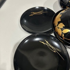 蓋付き茶碗 皿 の画像