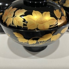 蓋付き茶碗 皿 の画像