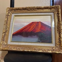 赤富士絵画