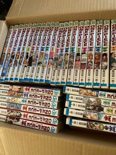ワンピース1〜74巻まで、（30巻だけなし）