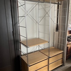 無印良品ステンレスユニットシェルフの画像