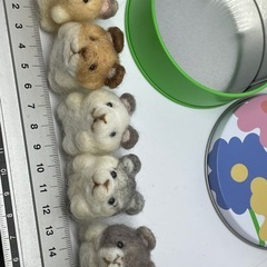 ハムスター5匹セット（缶付き)の画像