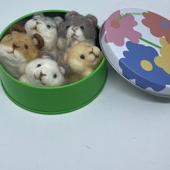 ハムスター5匹セット（缶付き)