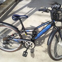 「決まりました」子供用自転車24インチの画像