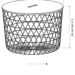 IKEA 収納付きテーブルの画像