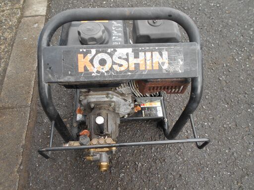 KOSHIN 高圧洗浄機 JCE-1408U エンジン稼働、給排水未確認 bokunou_6641664781