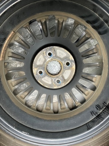 中古トヨタ純正15インチホイールルーミーカスタムGT 純正175